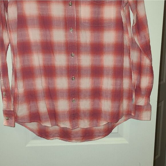 Eddie Bauer Classic Fit Stretch Cotton Plaid Button Down Shirt - Picture 6 of 11